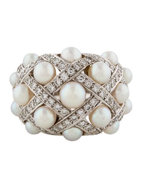 chanel pearl ring 2015|Chanel rings real.